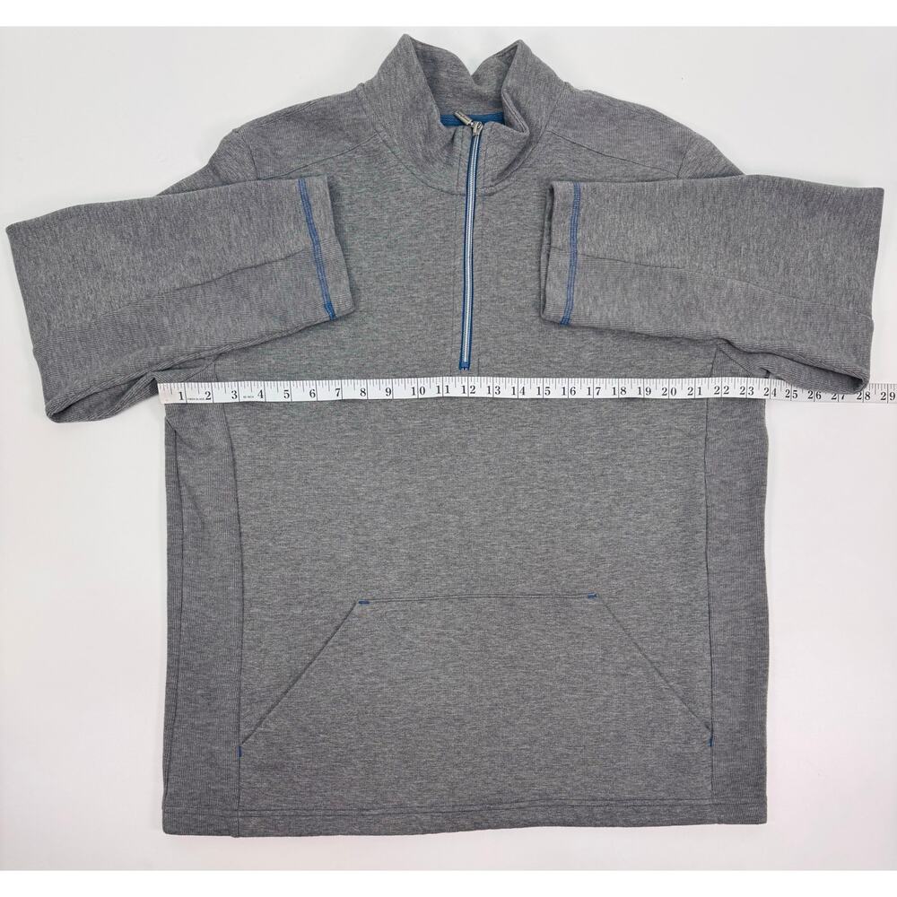 Tommy Bahama Gray Half Zip Pullover Sweatshirt Size XL - Picture 6 of 9